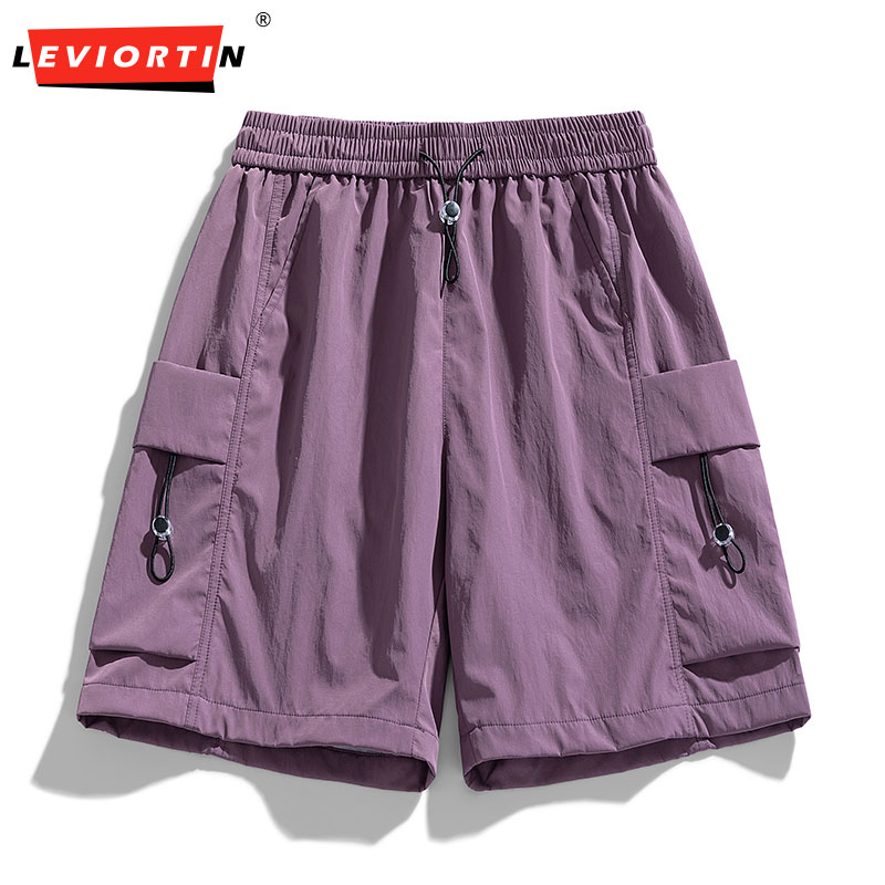 Outdoor Sport Gym - Summer Men's Ice Silk Cargo Shorts,