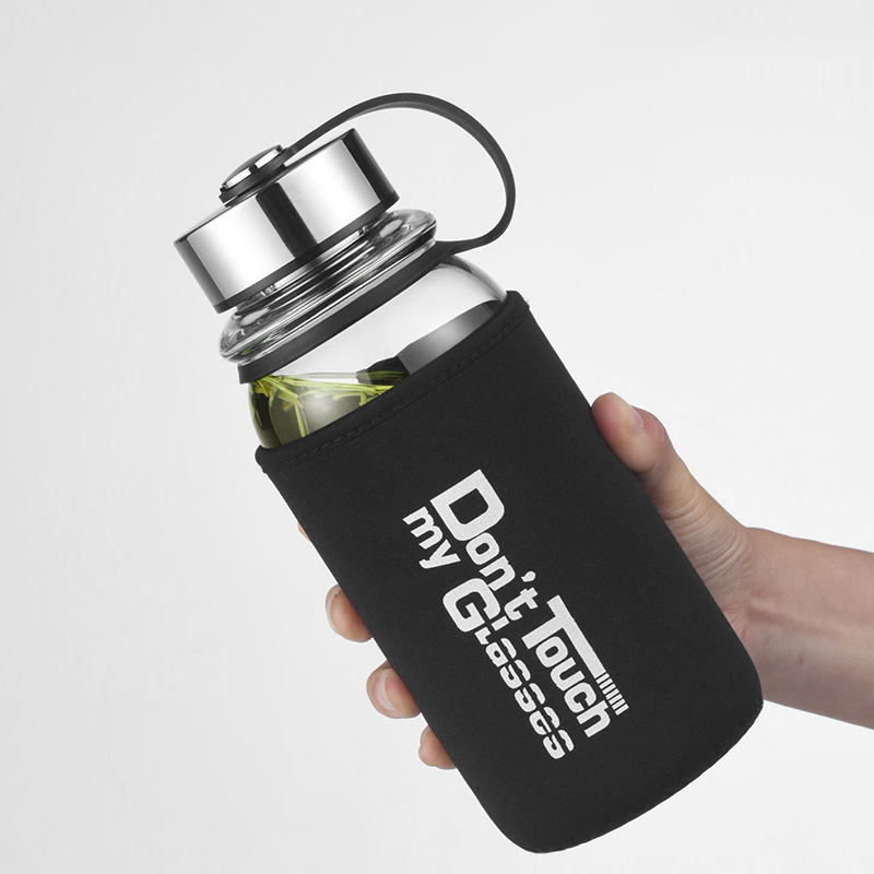 GIANXI Large Capacity Glass Wa - Outdoor Sport Glass Water Bottle recension och pris