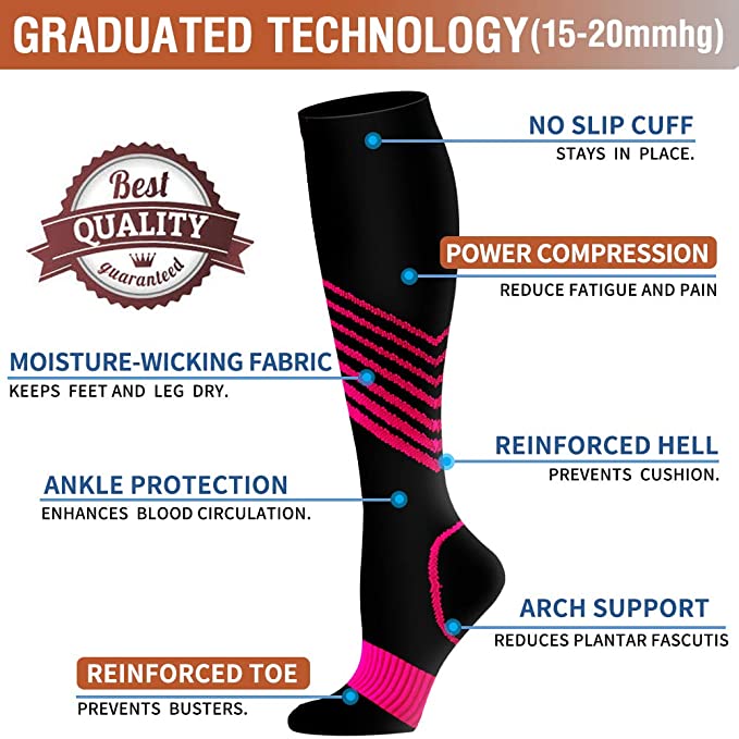 58 Styles New Compression Sock - Outdoor Sport Hose recension och pris