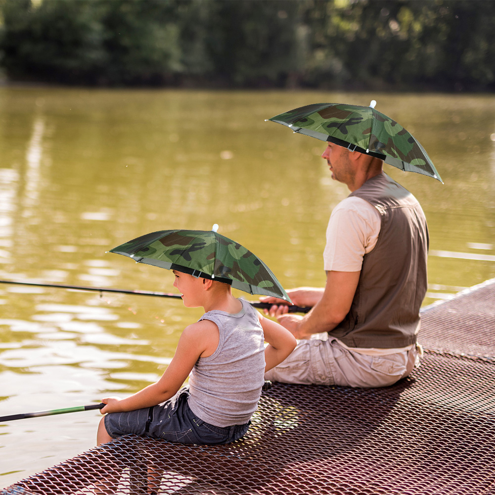 Umbrella Hat Sunscreen Fishing - Outdoor Sports Umbrella recension och pris