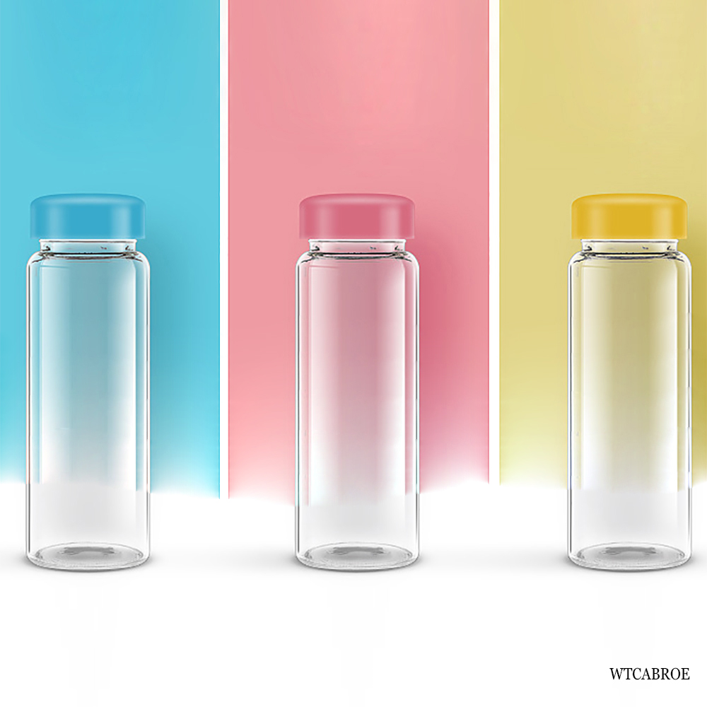 420ml Kids portable Glass Wate - Outdoor Sport Glass Water Bottle recension och pris