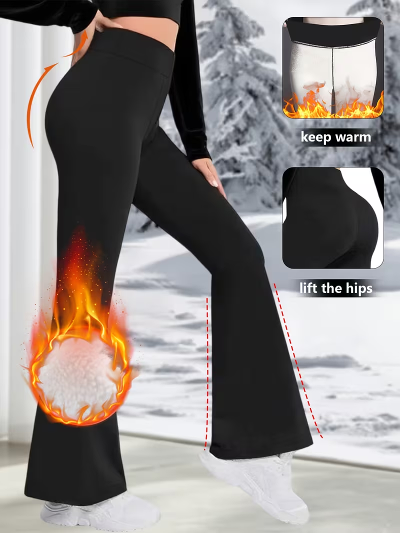 Winter Flared Pants High Waist - Outdoor Sport Outfit recension och pris