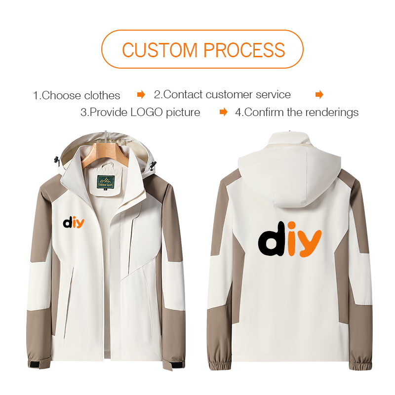 Waterproof Jacket personality  - Outdoor Sport Logo recension och pris