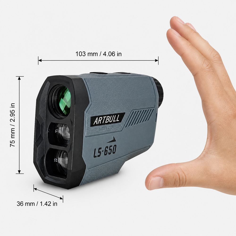 Golf Rangefinder 650m 6X20 Las - Outdoor Sports recension och pris