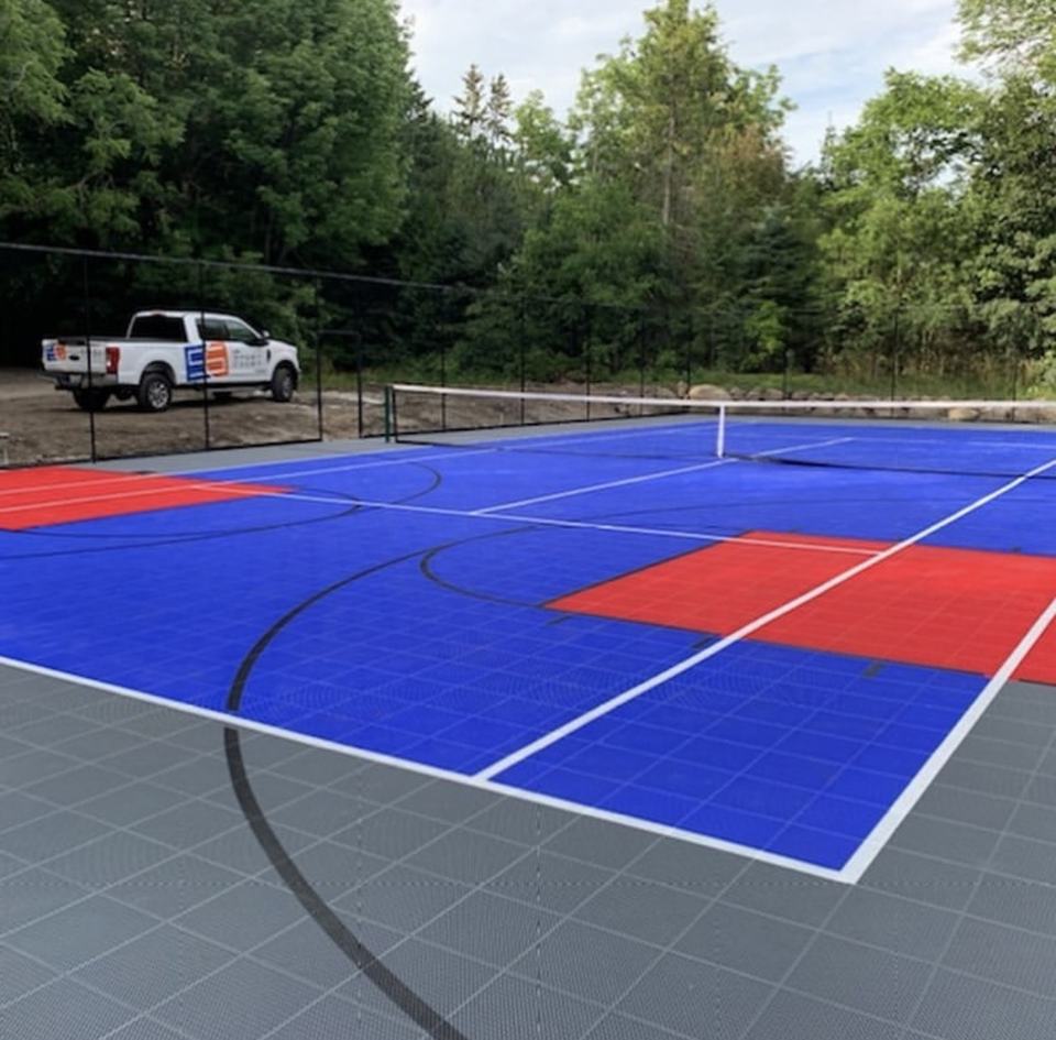 Eco-Friendly Plastic Custom Lo - Outdoor Sport Court Tiles recension och pris
