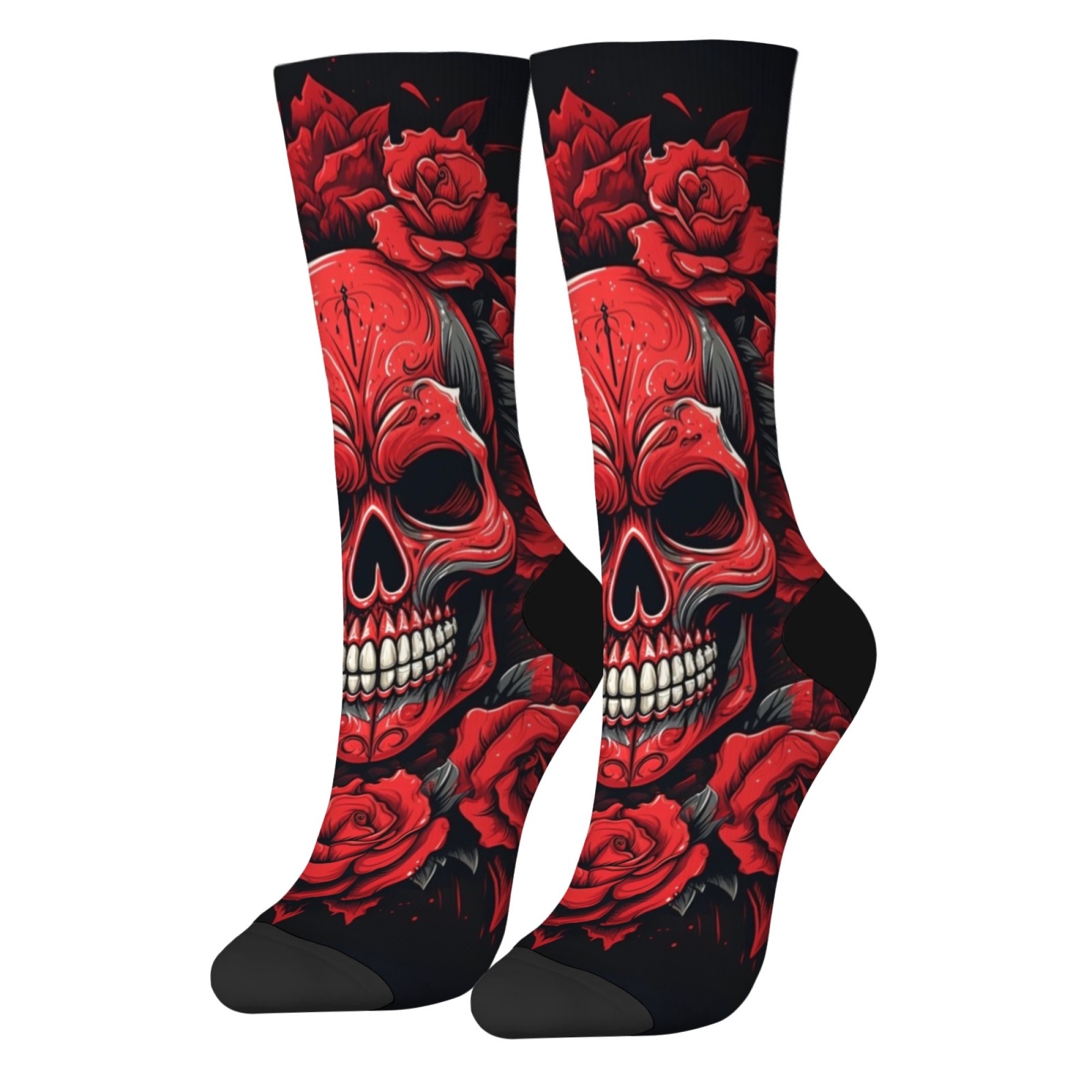 Vintage Rose Skull Fashion Soc - Outdoor Sport Hose recension och pris