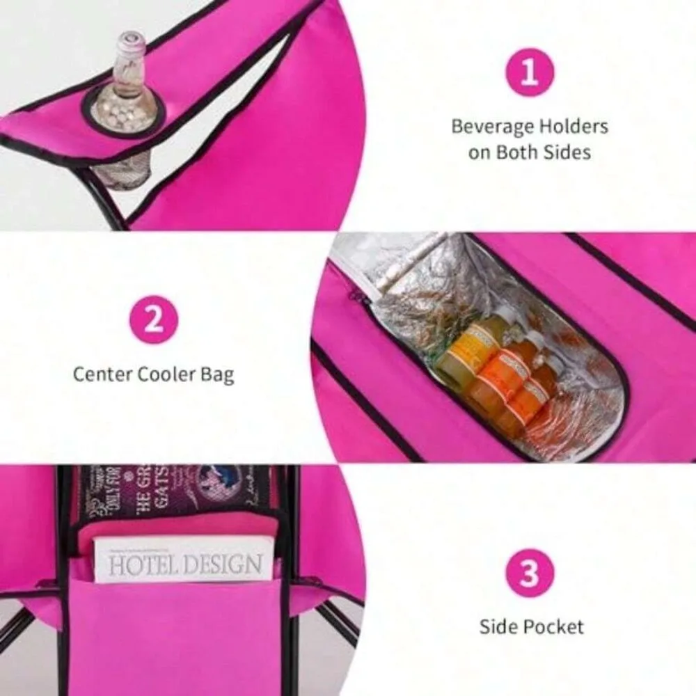 Portable Folding Double Camp C - Outdoor Sports Umbrella recension och pris