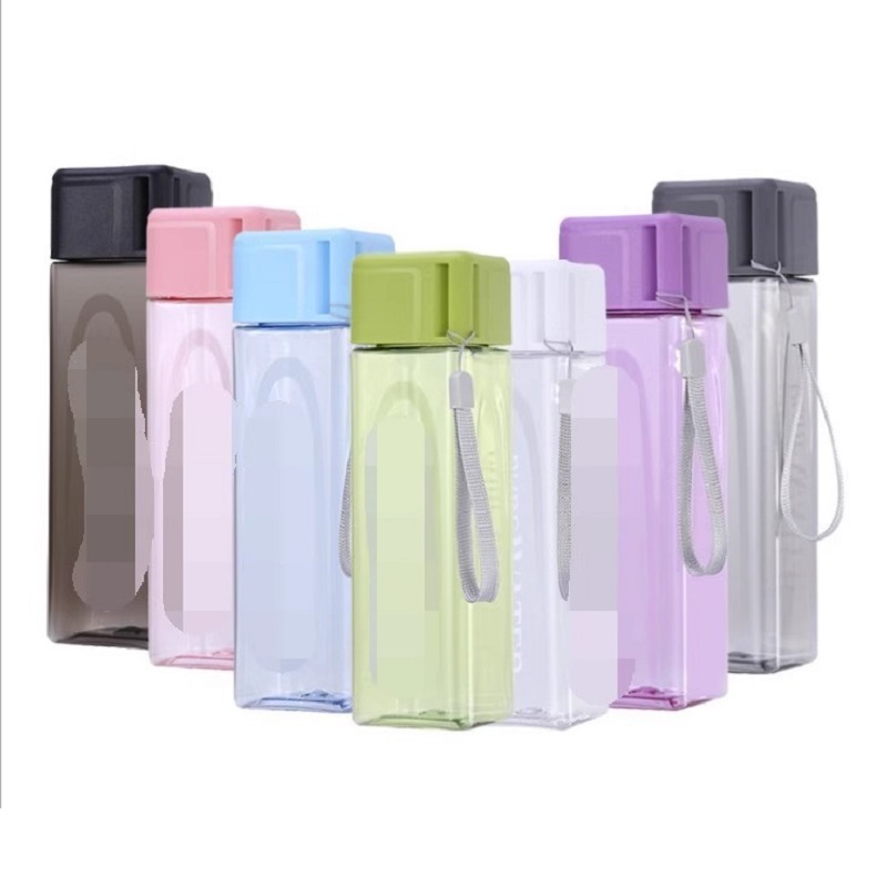 450ml,1pcs Clear Square Drinki - Outdoor Sport Glass Water Bottle recension och pris