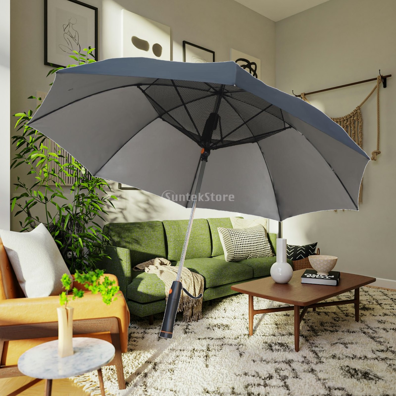 Umbrella with Fan Built in Tra - Outdoor Sports Umbrella recension och pris