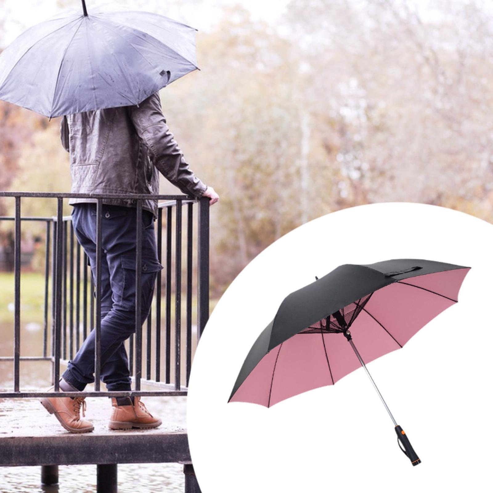 Umbrella with Fan Built in Tra - Outdoor Sports Umbrella recension och pris