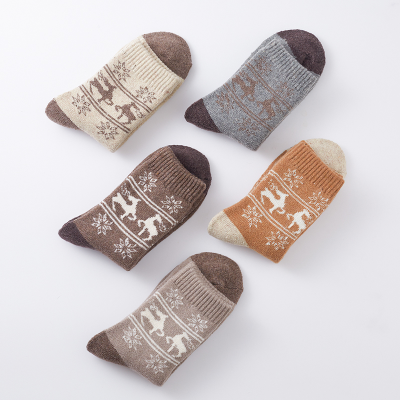 5Pairs Winter Thicken Wool Soc - Outdoor Sport Hose recension och pris
