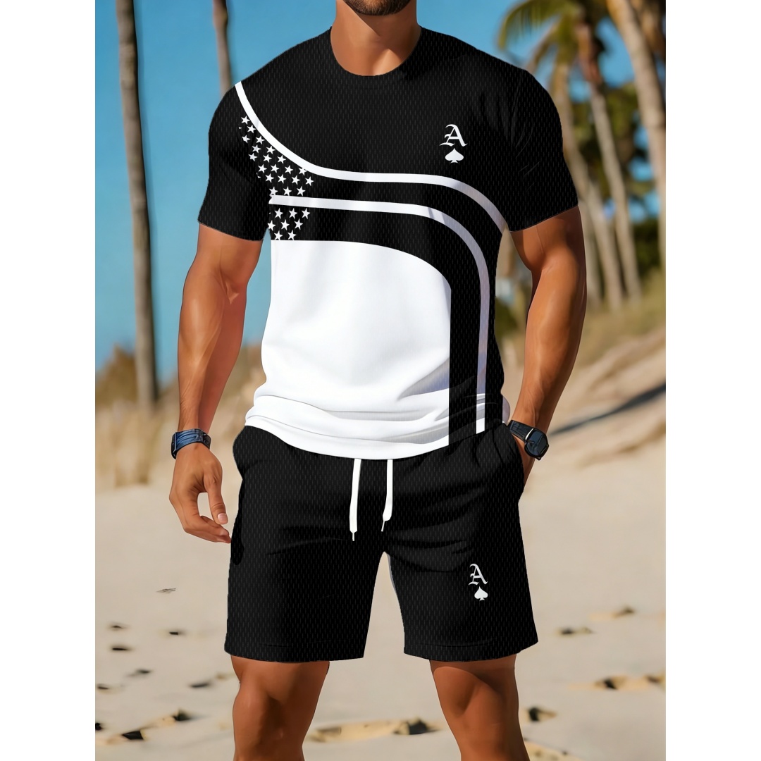 Summer Men's Casual Trendy Cur - Outdoor Sport Outfit recension och pris