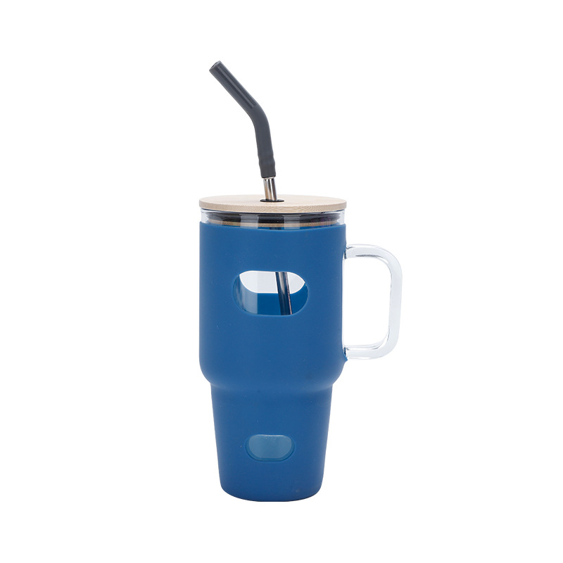 32oz Portable Silicone Glass B - Outdoor Sport Glass Water Bottle recension och pris