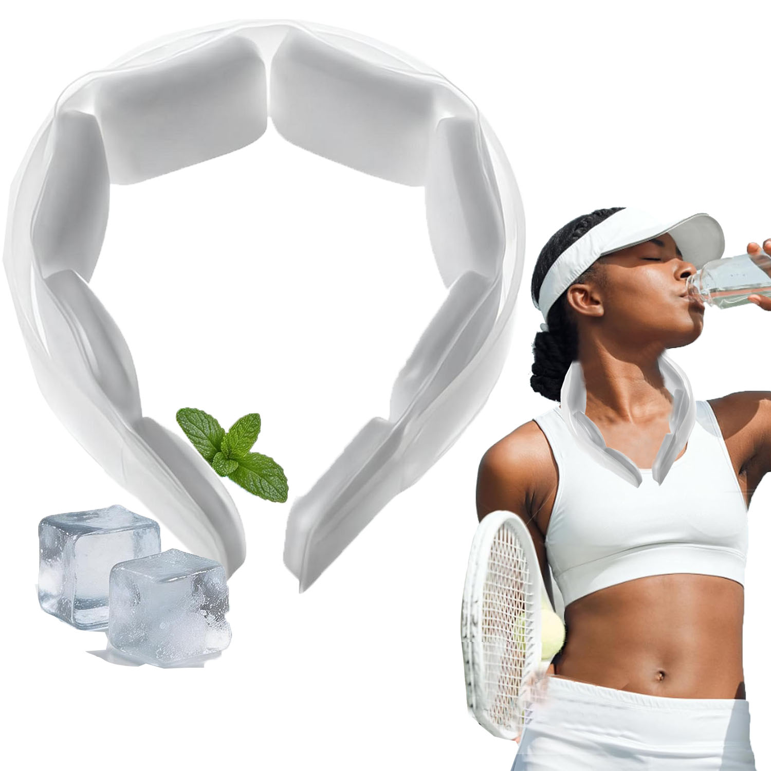 Reusable Ice Neck Ring Cooling - Outdoor Sport Hose recension och pris