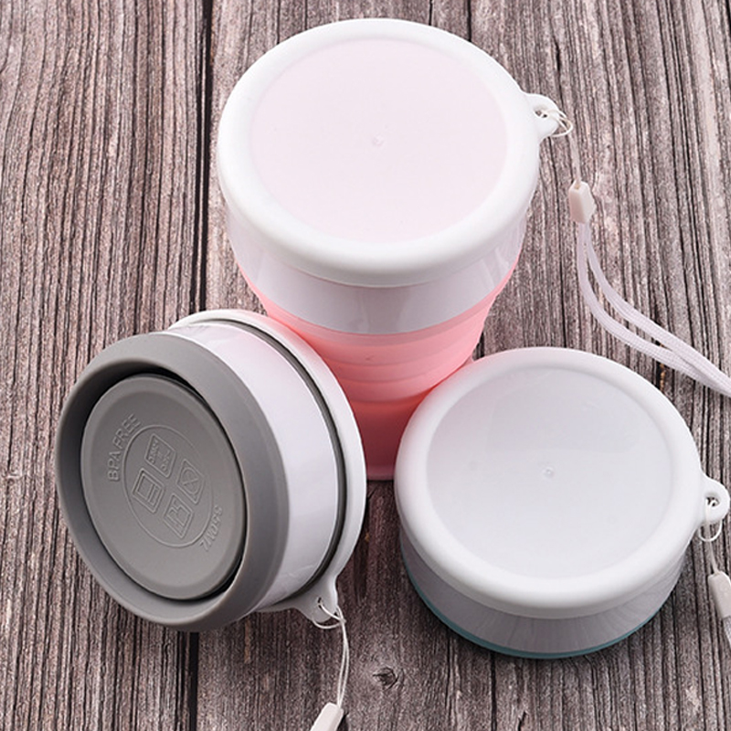 200Ml Silicone Folding Glass C - Outdoor Sport Glass Water Bottle recension och pris