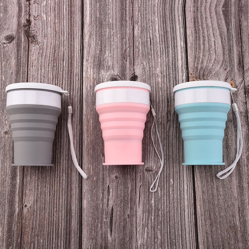 200Ml Silicone Folding Glass C - Outdoor Sport Glass Water Bottle recension och pris
