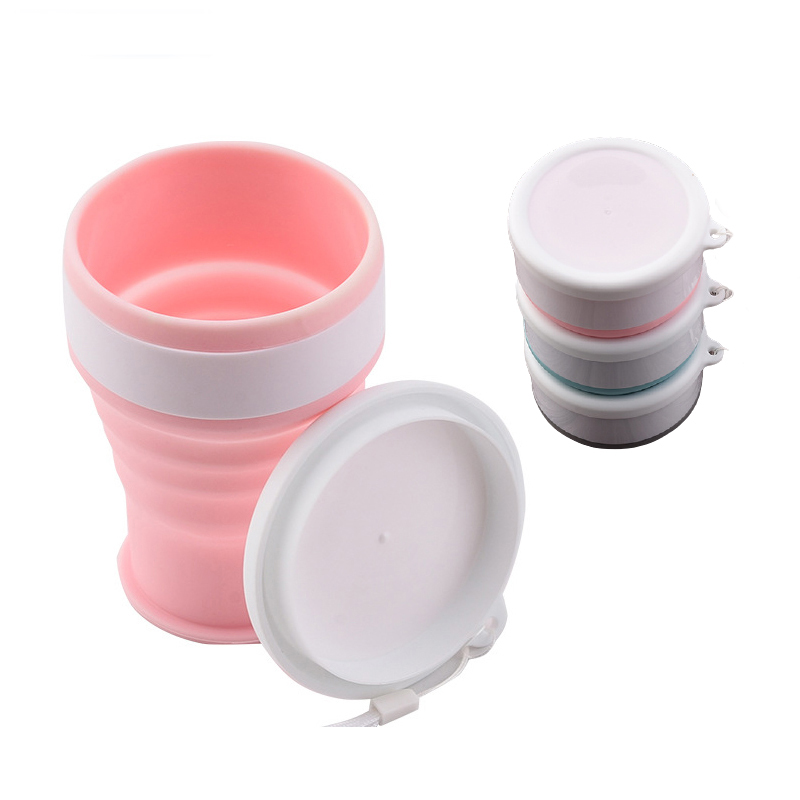 200Ml Silicone Folding Glass C - Outdoor Sport Glass Water Bottle recension och pris