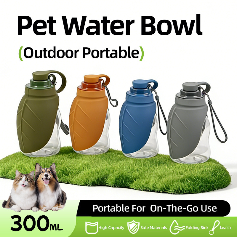 Sport Portable Pet Dog Water B - Outdoor Sport Glass Water Bottle recension och pris