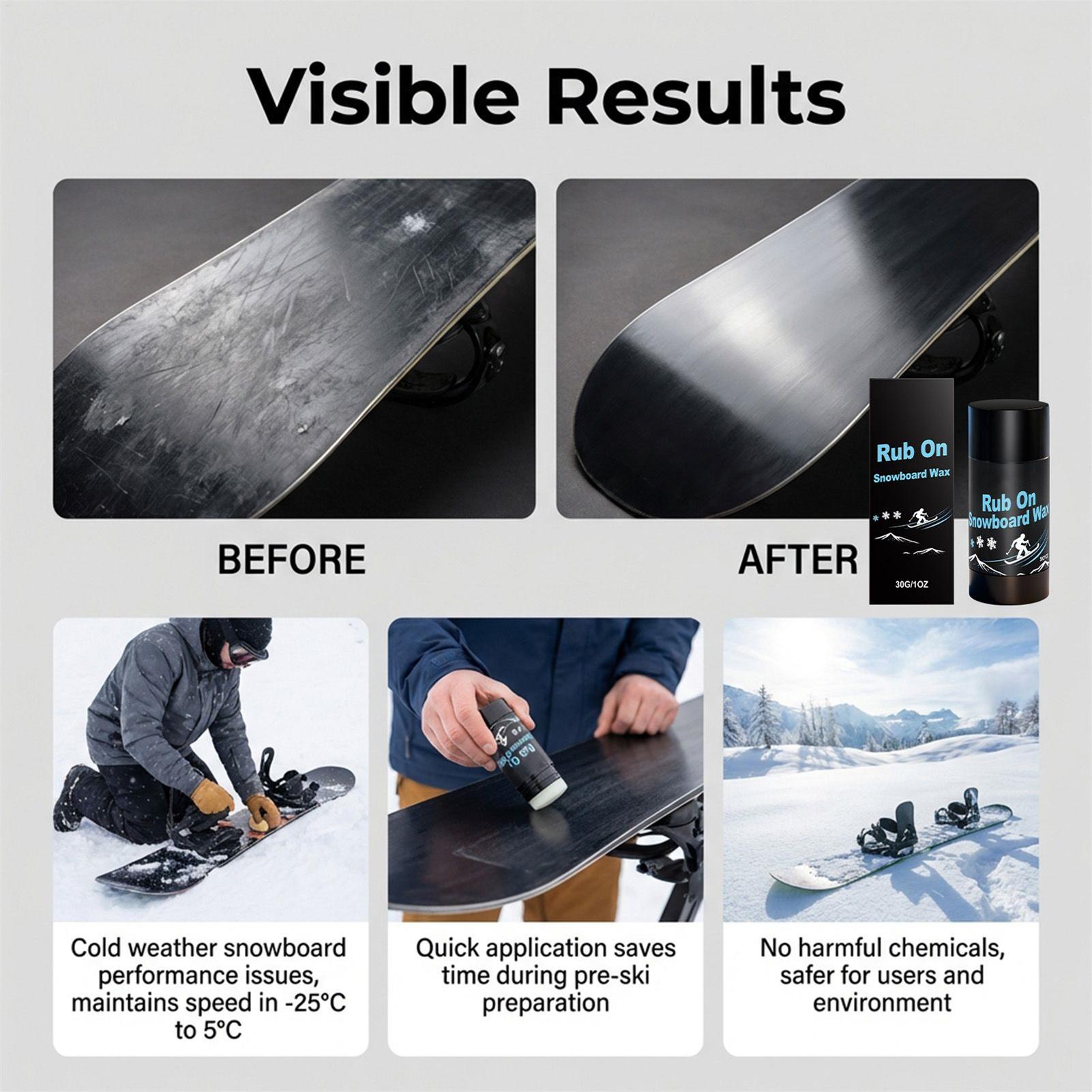 30g Rub-On Ski & Snowboard Wax - Outdoor Sports recension och pris