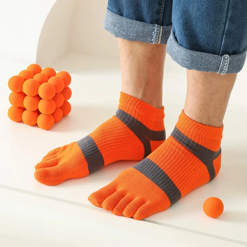1/5 Pairs Mans Five Finger Ank - Outdoor Sport Hose recension och pris