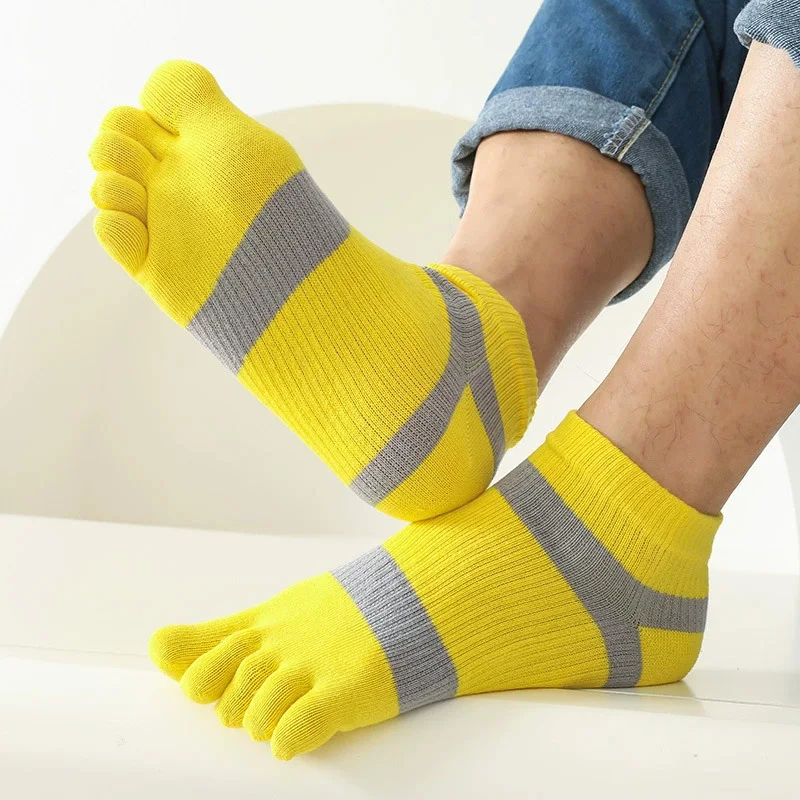 1/5 Pairs Mans Five Finger Ank - Outdoor Sport Hose recension och pris