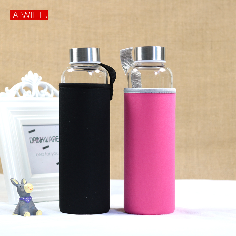 AIWILL Hot Selling Glass Sport - Outdoor Sport Glass Water Bottle recension och pris