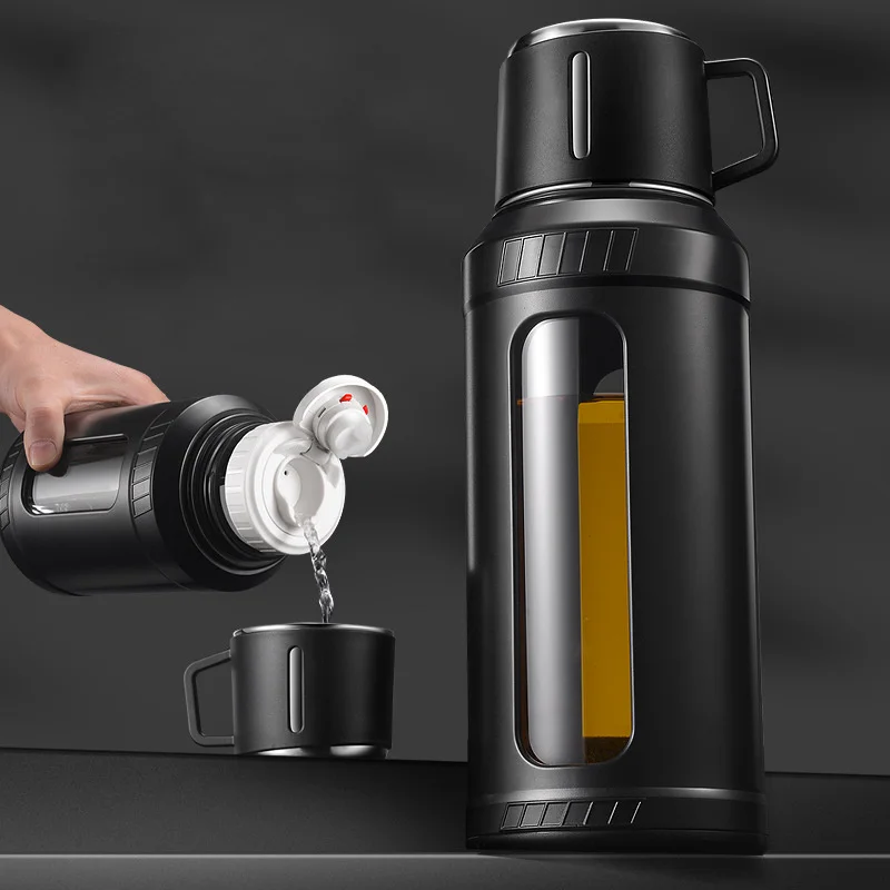 Large Capacity 2L Glass Water  - Outdoor Sport Glass Water Bottle recension och pris