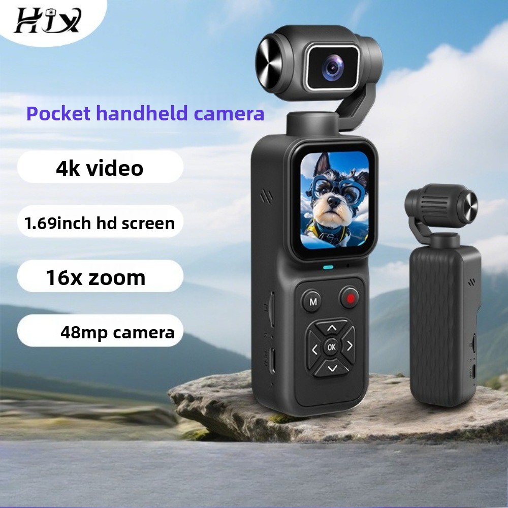 HJD-09 4K Vlogging Camera 180° - Outdoor Sport Live recension och pris