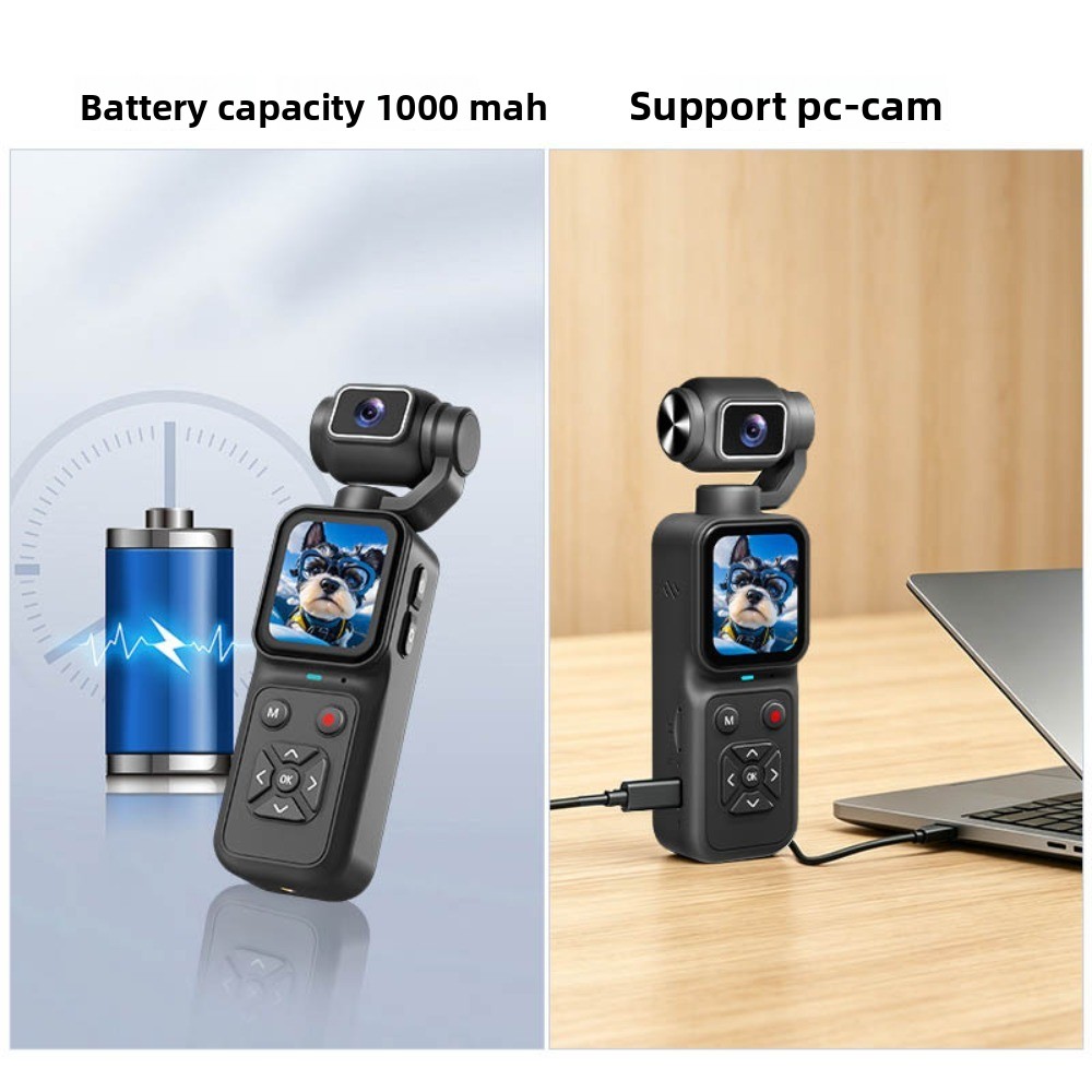 HJD-09 4K Vlogging Camera 180° - Outdoor Sport Live recension och pris