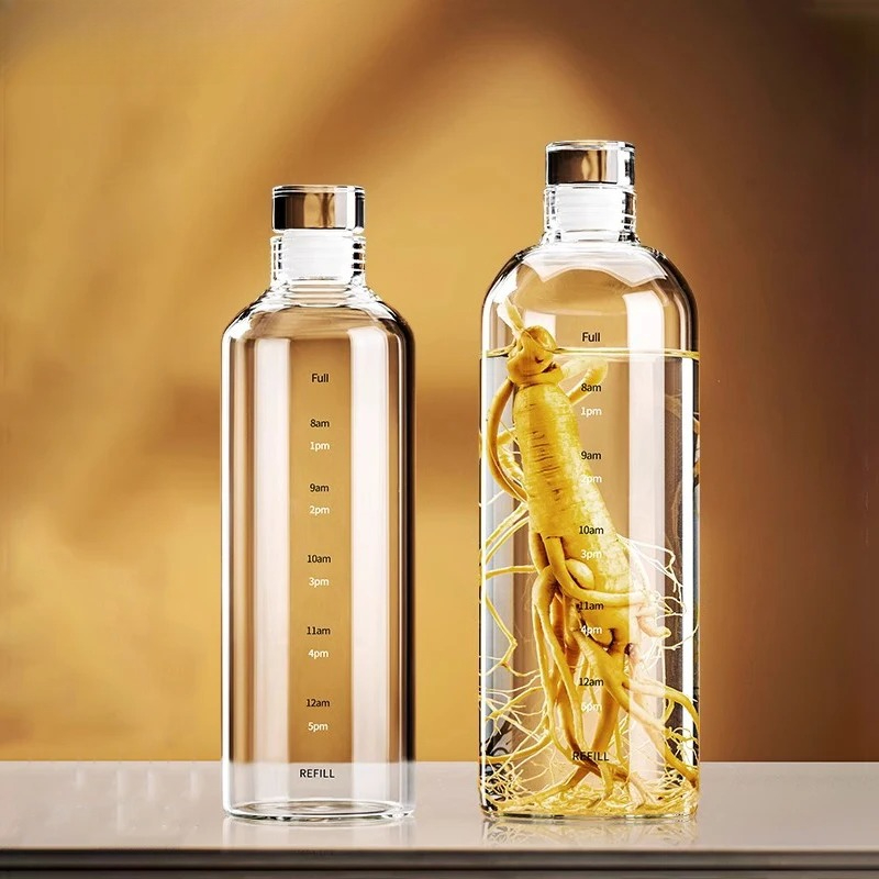 500/750/1000ml Glass Sport Wat - Outdoor Sport Glass Water Bottle recension och pris