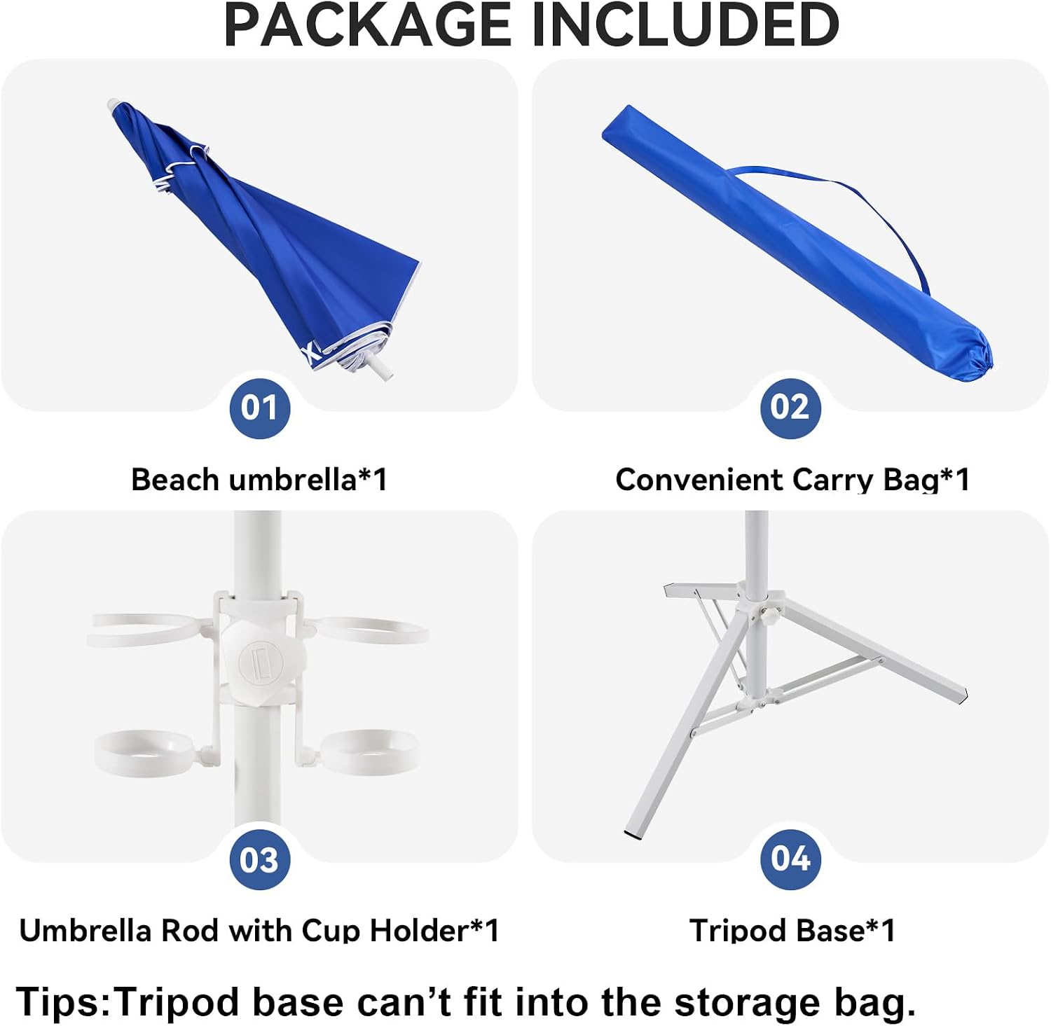6.5ft Portable Umbrella With S - Outdoor Sports Umbrella recension och pris
