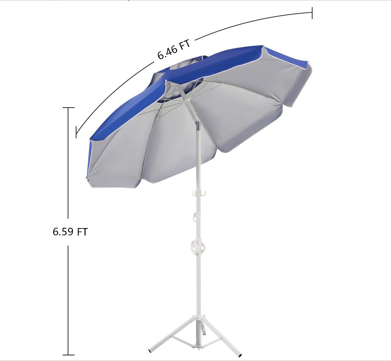 6.5ft Portable Umbrella With S - Outdoor Sports Umbrella recension och pris